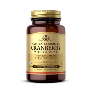 Solgar Natural Cranberry & Vitamin C Capsules - 60 Count