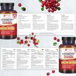 Triple Strength Cranberry with Vitamin C - 180 Tablets