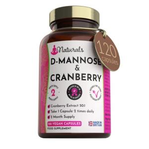 D-Mannose & Cranberry Capsules for UTI Support