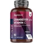 Cranberry Capsules with Vitamin C - 180 Count