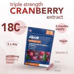 Zipvit Triple Strength Cranberry with Vitamin C, 180 Capsules