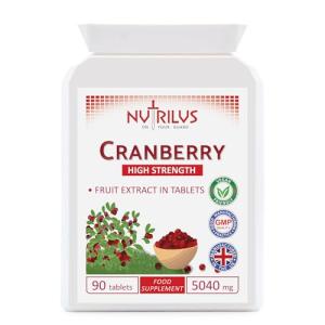 Nutrilus Cranberry Extract 90 Tablets for UTI Support