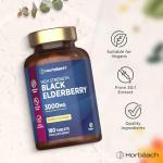 High Strength Elderberry 3000mg Vegan Tablets