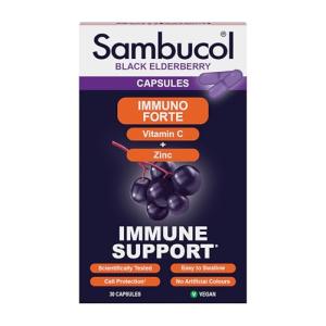 Sambucol Black Elderberry Immune Support Capsules