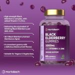 Black Elderberry Gummies with Vitamin C & Zinc