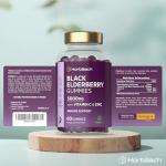 Black Elderberry Gummies with Vitamin C & Zinc