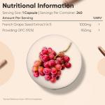 WeightWorld Grape Seed Extract 1000mg - 240 Veg Capsules