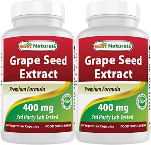 Best Naturals Grape Seed Extract 400 mg, 240 Capsules