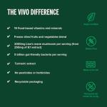 Vivo Life Supergreens Vegan Superfood - Blueberry & Lucuma