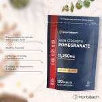 High Strength Pomegranate Extract 11,250mg Tablets