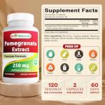 Pomegranate Extract 250 mg - 120 Capsules