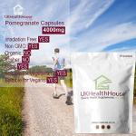 Pomegranate Capsules 4000mg - Heart & Immune Support