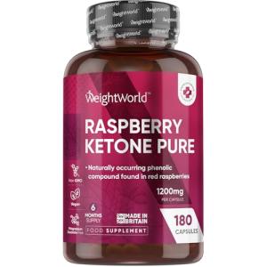 Raspberry Ketones 1200mg - 180 Vegan Capsules