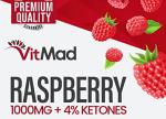 Raspberry Ketones 1000mg - 120 Tablets for Keto