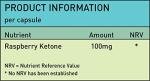 NutriVolv Raspberry Ketones Weight Loss Supplement 60ct