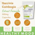 Garcinia Cambogia 500mg Capsules - 90 Count