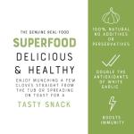 Original Black Garlic Peeled Cloves 150g - Vegan Delight