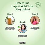Kapiva Wild Tulsi Giloy Juice 1L for Immunity