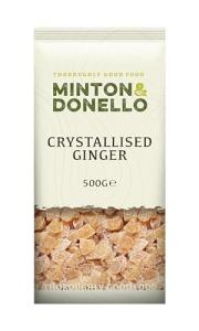 Minton & Donello Sweet Spicy Diced Ginger 500g