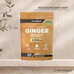 High Strength Ginger Root Tablets 3000mg - Vegan