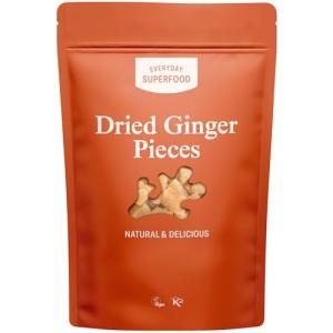 Superfood Dried Ginger Pieces - 190g Hot & Spicy