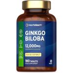High Strength Ginkgo Biloba 12,000mg - 180 Vegan Tablets