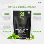 Organic Ginkgo Biloba Extract 12,500mg Vegan Capsules