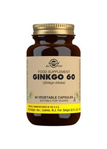 Solgar Ginkgo Capsules - Supports Mental Alertness 60ct