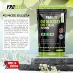 High Strength Ginkgo Biloba 6000mg Vegan Tablets 180 Count