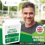 Ginkgo Biloba Capsules for Focus and Memory