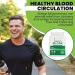 Ginkgo Biloba Capsules for Focus and Memory