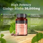 Pureclinica High Potency Ginkgo Biloba 30,000mg Tablets