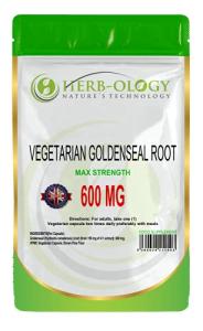Goldenseal Root Capsules - 600mg High Strength
