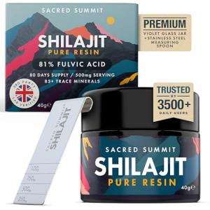 Sacred Summit Gold Shilajit Resin for Energy