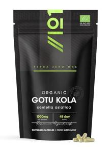 Organic Gotu Kola 1000mg - 90 Vegan Capsules