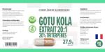 Gotu Kola High Strength Brain Support Supplement 90 Veg Capsules