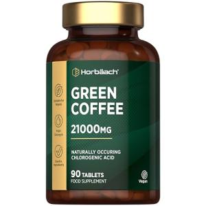 Green Coffee Bean Extract 21,000mg | 90 Vegan Tablets