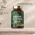 Green Coffee Bean Extract 21,000mg | 90 Vegan Tablets