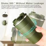 Insulated Travel Mug with Leakproof Lid - Green