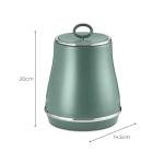 Renaissance Set of 3 Storage Canisters in Green