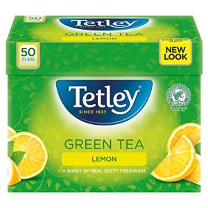 Tetley Lemon Green Tea, 50 Tea Bags