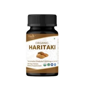 Organic Haritaki Capsules - 120 Tablets