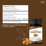 Organic Haritaki Capsules - 120 Tablets