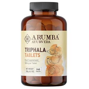 Triphala Tablets - 240 Count, 500 mg Each