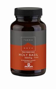TERRANOVA Holy Basil 400mg Capsules - 50 Count