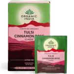 Organic Tulsi Cinnamon Rose Herbal Tea, 18 Bags