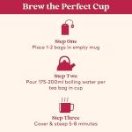 Organic Tulsi Cinnamon Rose Herbal Tea, 18 Bags