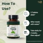 Organic Tulsi Tablets - Holy Basil 120 Count