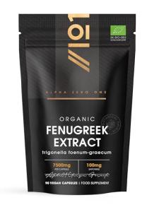 Organic Fenugreek Extract 7500mg - 90 Vegan Capsules