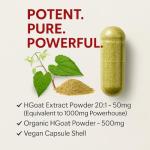 Goat Dual Formula HGoat Capsules 3000MG - 90 Vegan